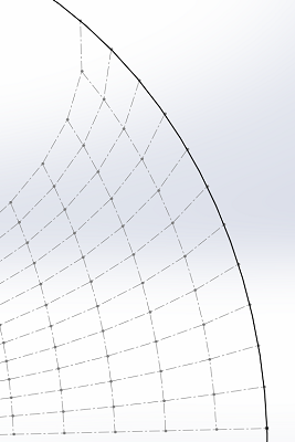 Onde ellipsoide de révolution non concentrique à 350 Hz par Dominique PETOIN