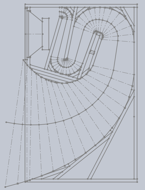 Sections internes pour le pavillon arrière pour haut-parleur de 31 cm